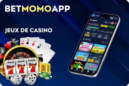 Jeux de casino dans Betmomo Casino app