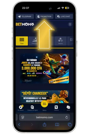 Offres de bonus Betmomo