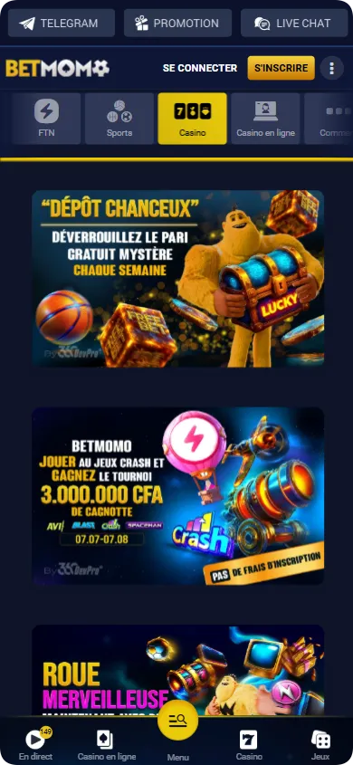 Bonus de bienvenue du casino